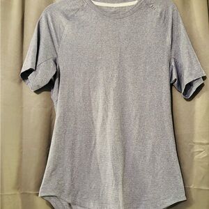 lululemon athletica Heathered Grey Short Sleeve Tee
